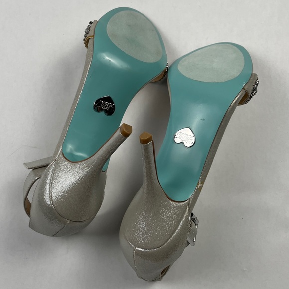 Betsey Johnson GINA Women's Stiletto Heels - Silver - Picture 7 of 16